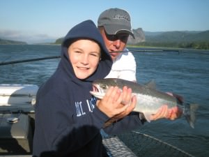 sam and a steelhead